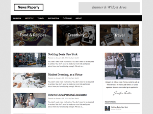 Newspaperly – Free Magazine WordPress Theme