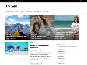 Oviyan Lite – Free Blog WordPress Theme