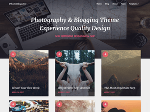 PhotoBlogster – Free Business WordPress Theme