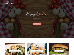 Recipe Lite – Free Ecommerce WordPress Theme