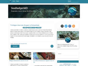 SeaBadgerMD – Free Blog WordPress Theme