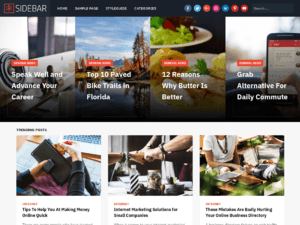Sidebar – Free Agency WordPress Theme