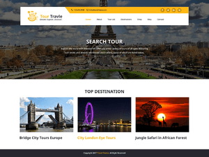 Tours and Travels – Free Business WordPress Theme
