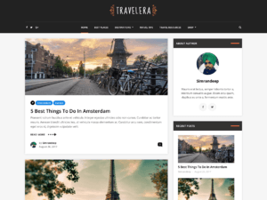 Travelera Lite – Free Blog WordPress Theme