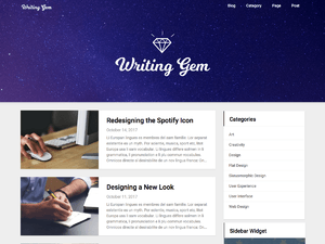 Writing Gem – Free Agency WordPress Theme